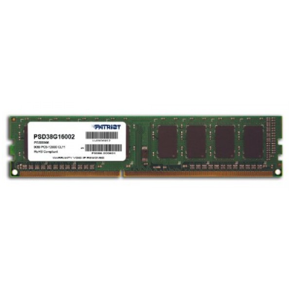 Memorija DDR3 8GB 1600MHz Patriot Signature PSD38G16002