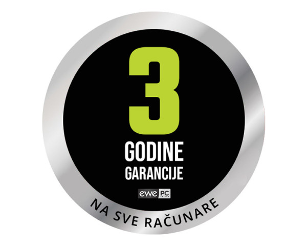 EWE PC AMD GAMING računar Ryzen 7 7700 32GB 1TB RTX5060Ti 16GB