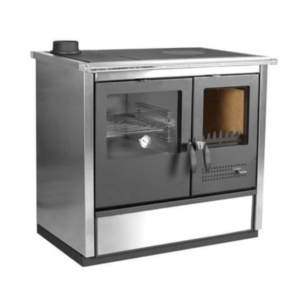 Šporet na čvrsto gorivo Tim Sistem North Levi sivi