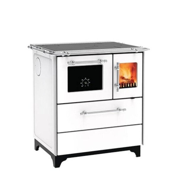 Šporet na čvrsto gorivo Alfa Plam 70 DONNA  L ECO,beli, levi
