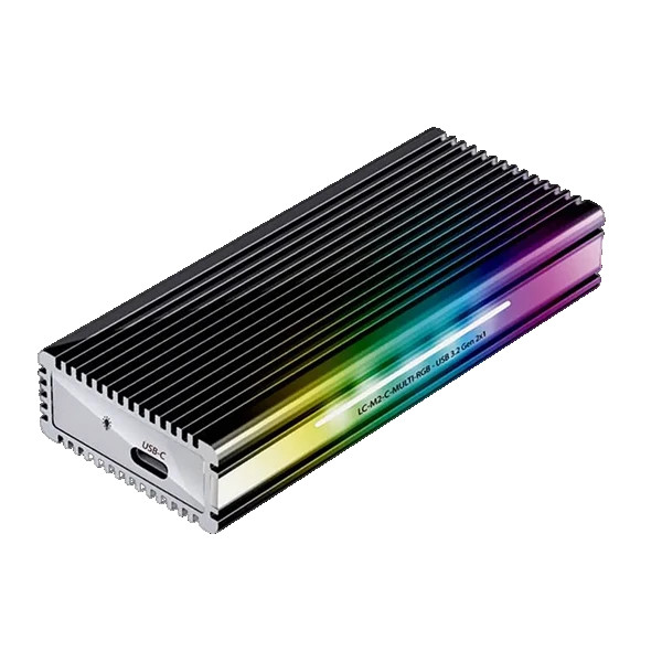 Externo kućište za Nvme LC Power LC-M2-C-MULTI-RGB NVMEM.2