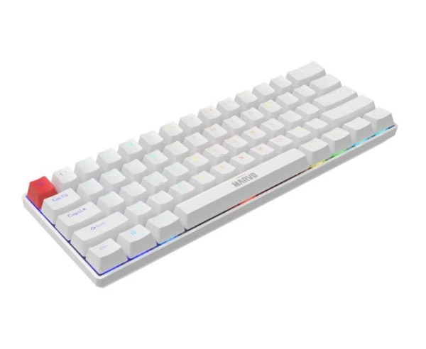 Tastatura Marvo Saber 61 KG933G USB mehanička bela