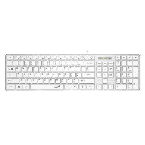 Tastatura Genius SlimStar 126 USB US bela
