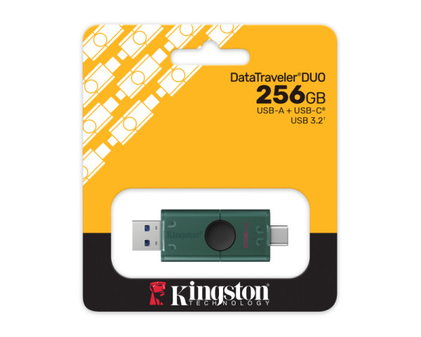 KINGSTON 256GB DataTraveler Duo Gen2 3.2USB flash DTDEG2256GB  crni