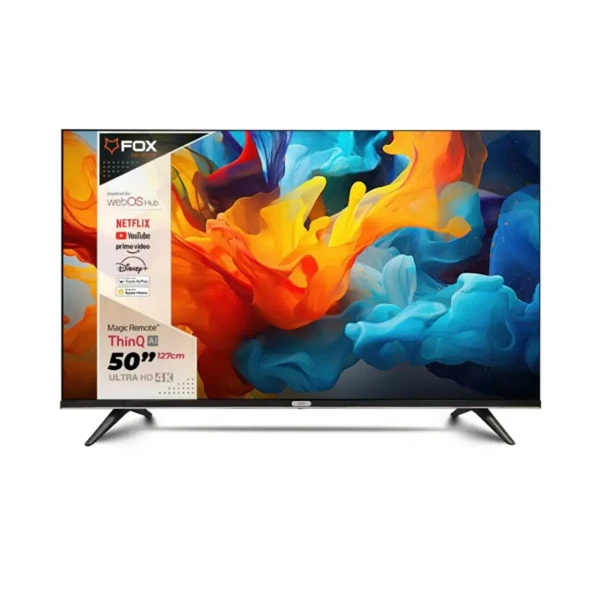 Televizor Fox 50WOS626D Smart, DLED, 4k UHD, 50''(127 cm), ATV-DTV-C-T-T2-S-S2